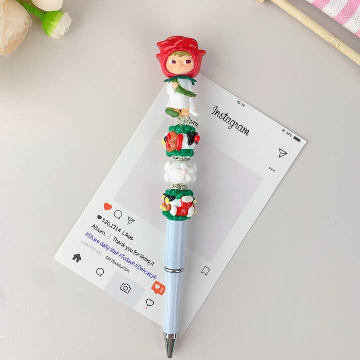 Lilyrosy(Duty free) - Wholesale Pen - Mollys Decorative Pen with Labubu, Crybaby & More10