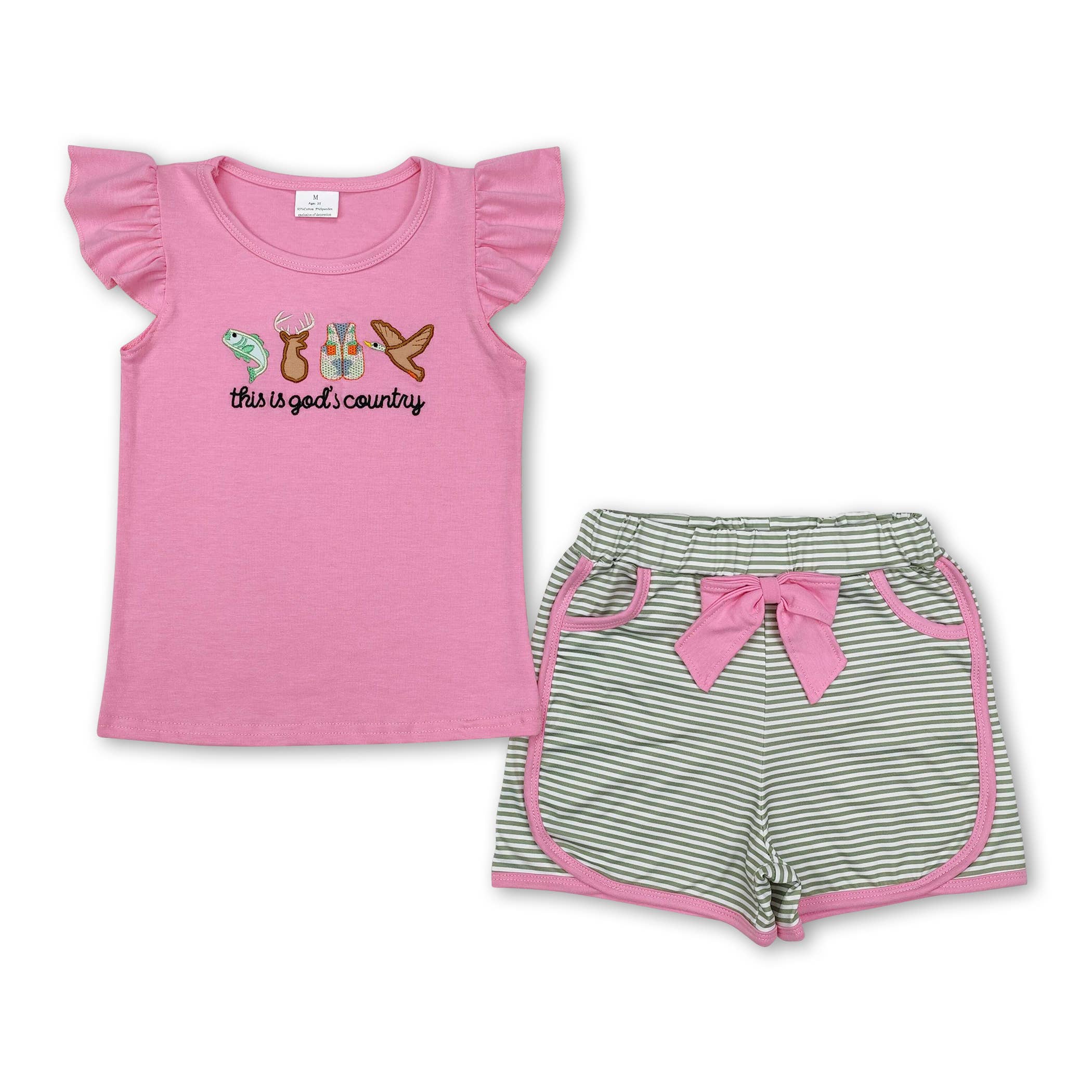 Yawoo Garments - Vente Body (sans pieds) – bébé - C'est le pays de Dieu poisson cerf canard bébé garçon barboteuse3