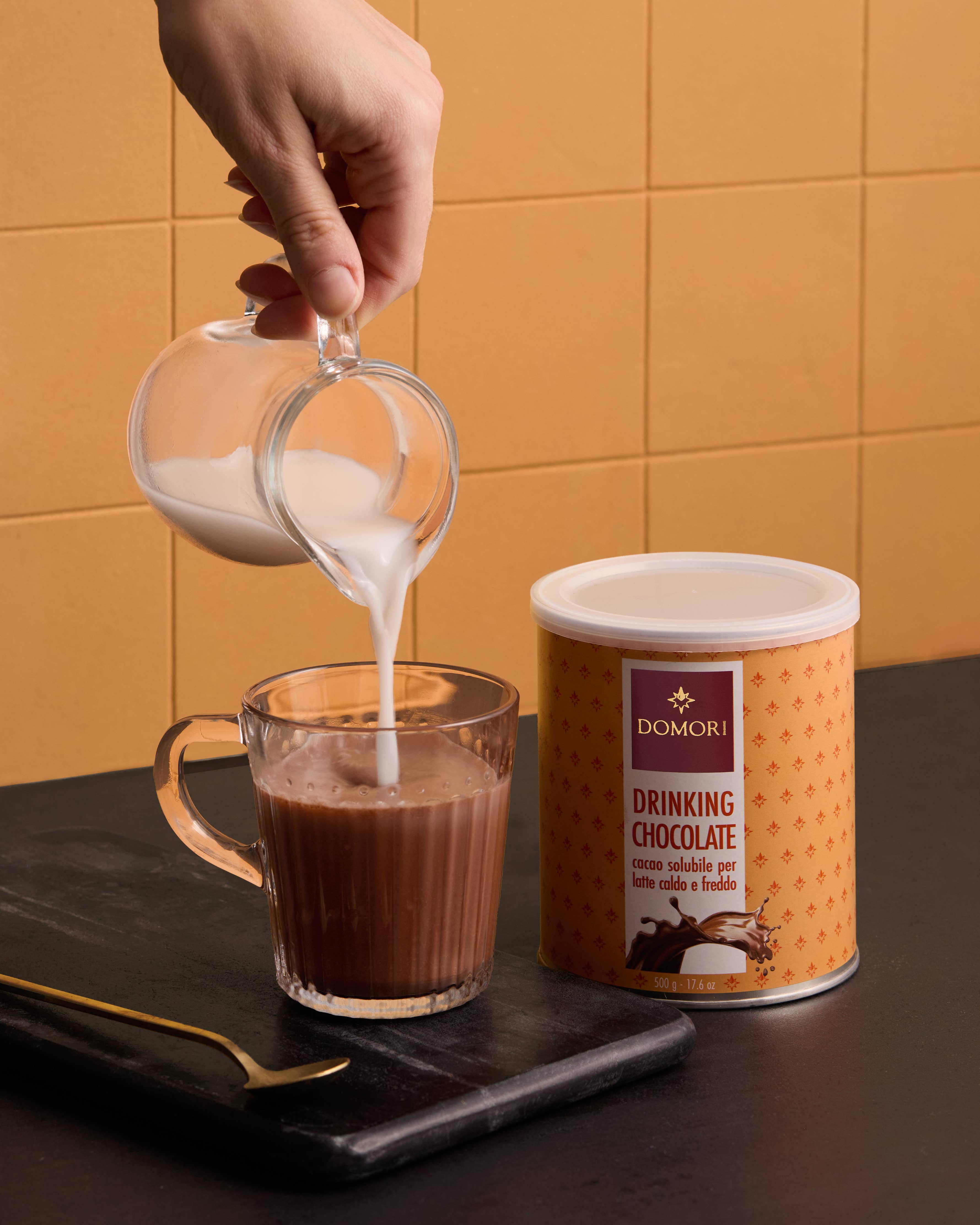 Domori - Wholesale Hot Cocoa Mix/Kit - Drinking chocolate - soluble mix 500g1