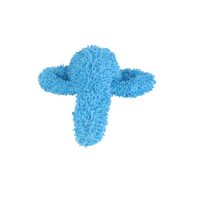 Tuffy Dog Toys - VIP Products - Wholesale Pet Squeaky Toy - Dog - Mighty Microfiber Ball Med Stingray Blue, Squeaky Dog Toy2