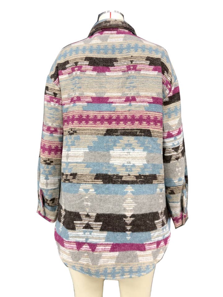 HIDDENBRAND - Wholesale Jacket - Women's - Aztec Tweed Western Jacket6