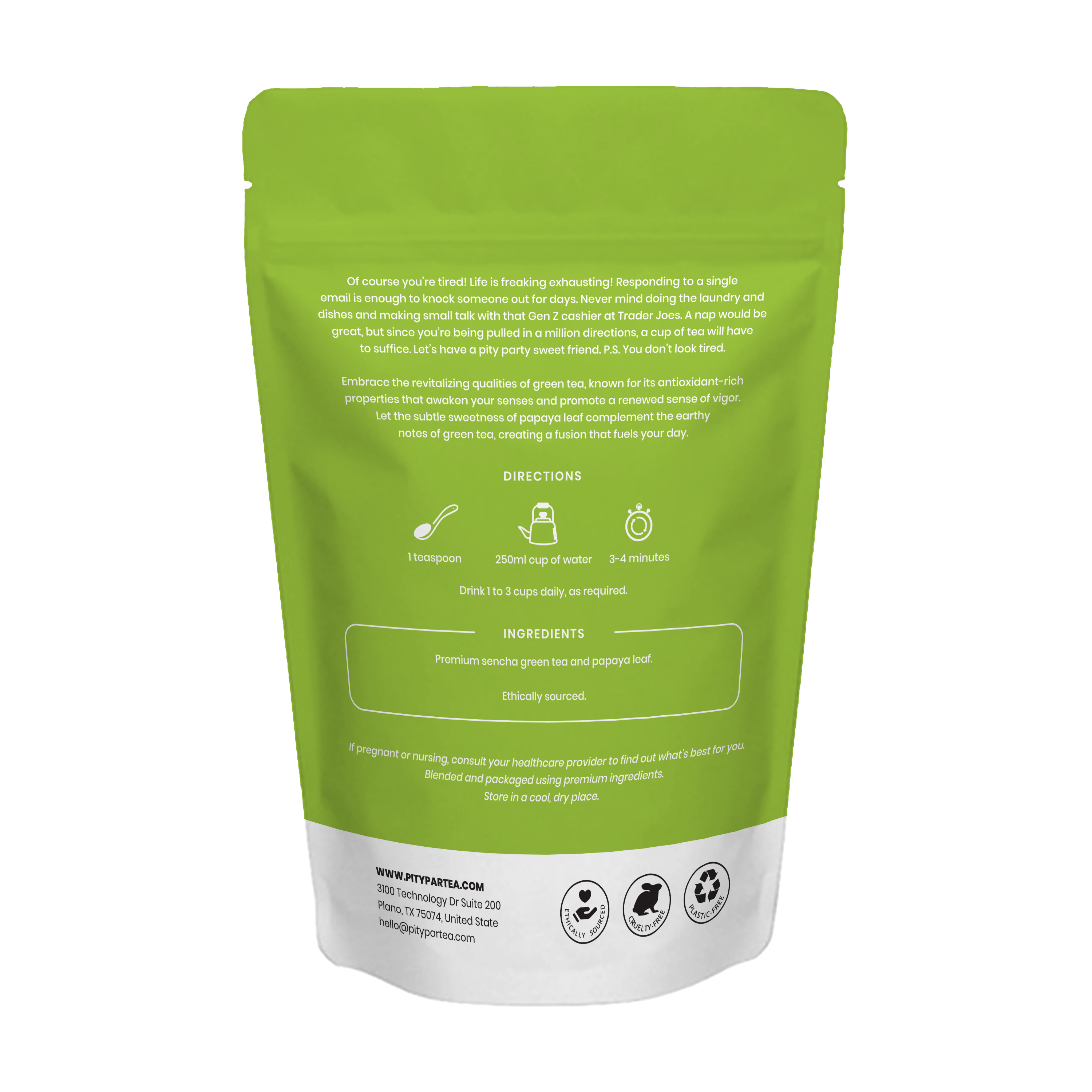 Pity Partea - Wholesale Health/Detox Tea - I NEED SOME F*ING ENERGY1