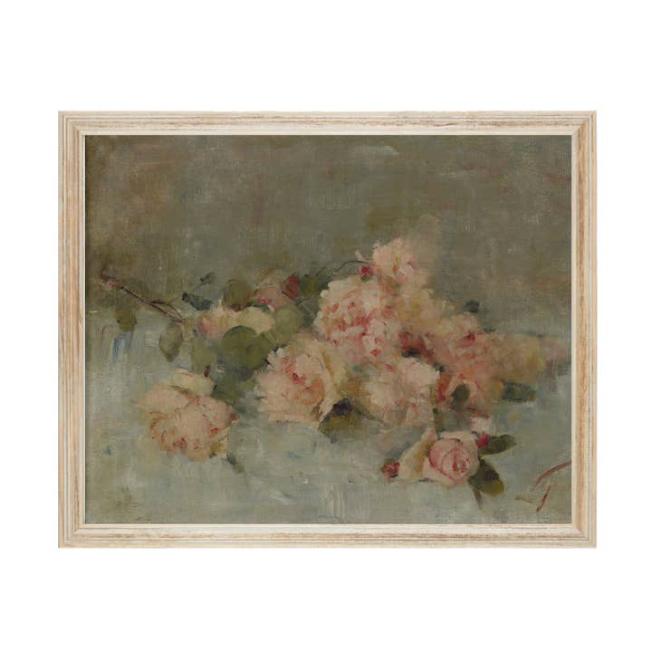 Fleurs Vintage Art Print for wholesale by Pink Lemon Decor