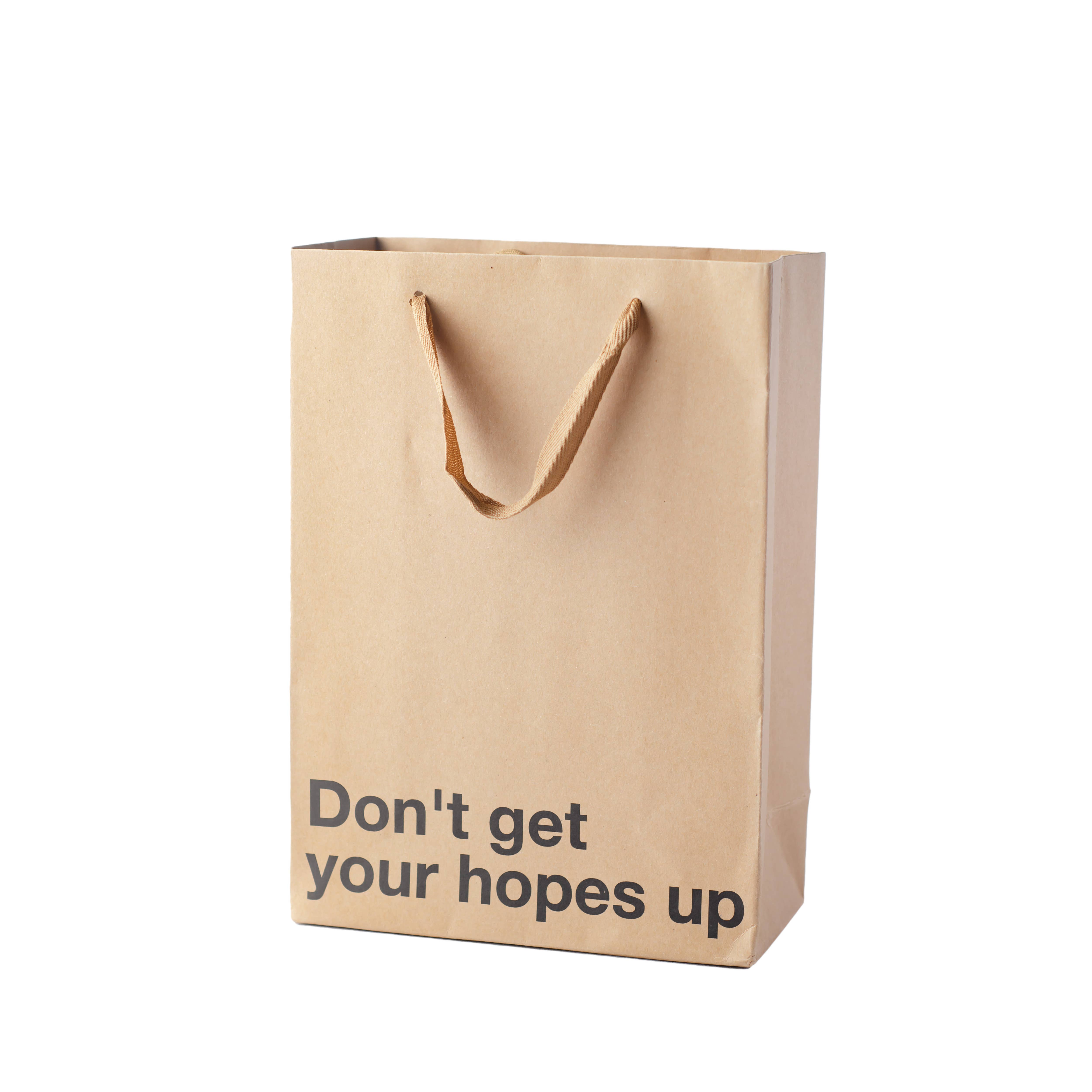 MilkToast Brands - Vendita all'ingrosso Buste regalo - Sacchetto regalo « Don't Get Your Hopes Up »5