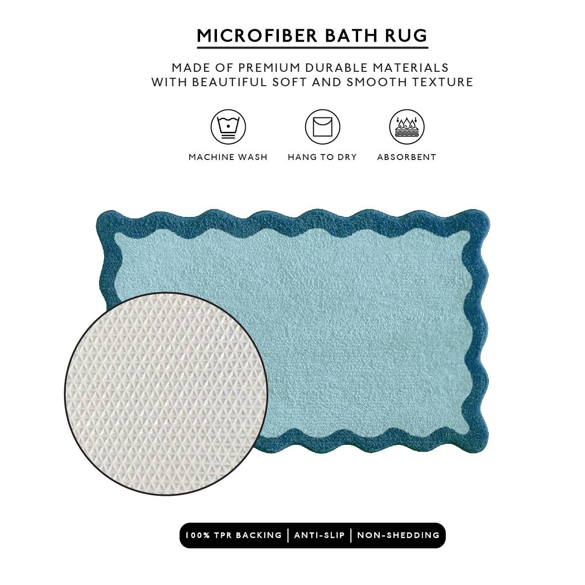 Monday Moose - Wholesale Bath Mat - Nereida Bath Mat (Blue)4