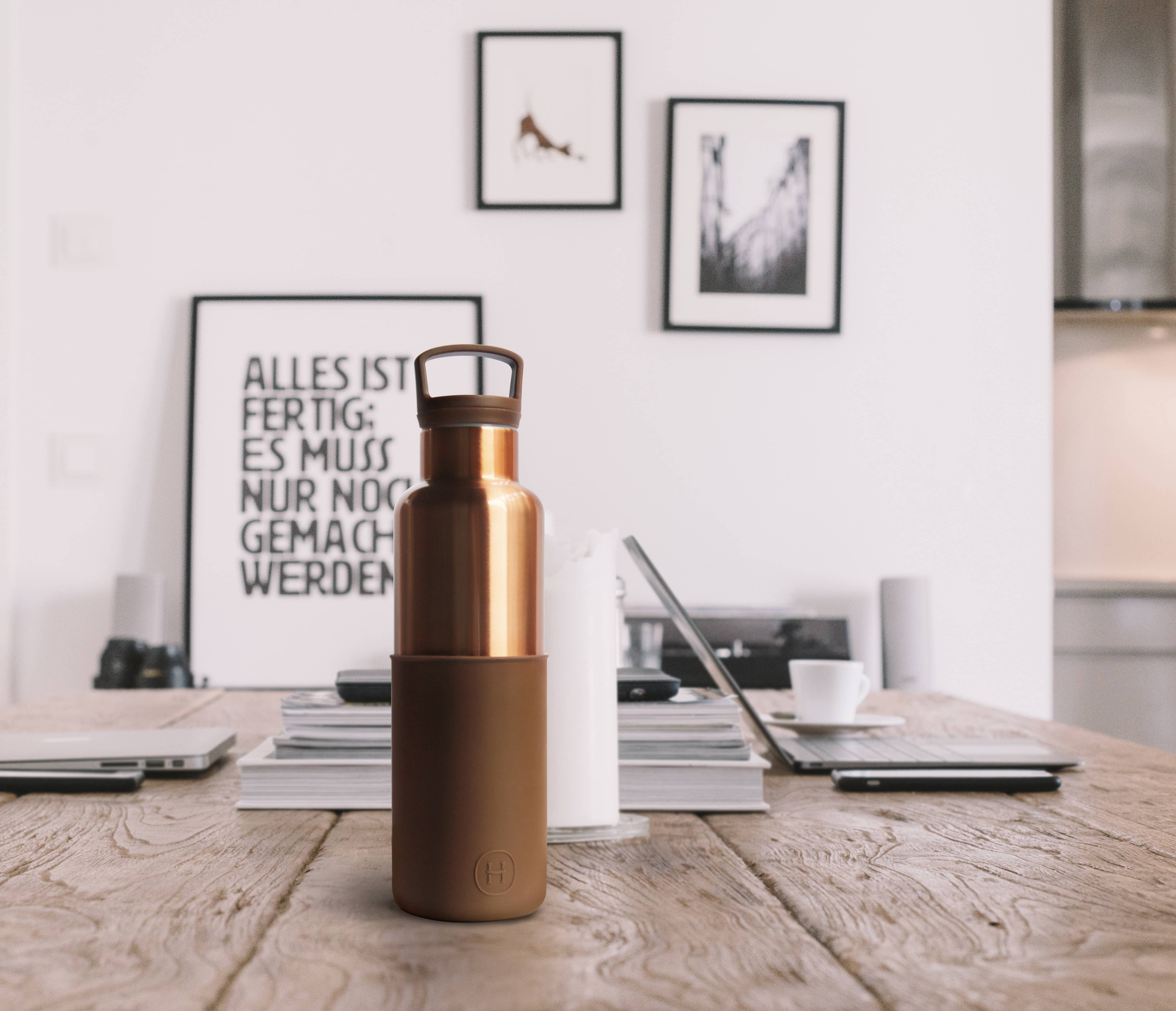 HYDY – Großhandel Trinkflaschen – HYDY 20oz (590 ml) Thermosflasche aus Bronze-Gold-Edelstahl14