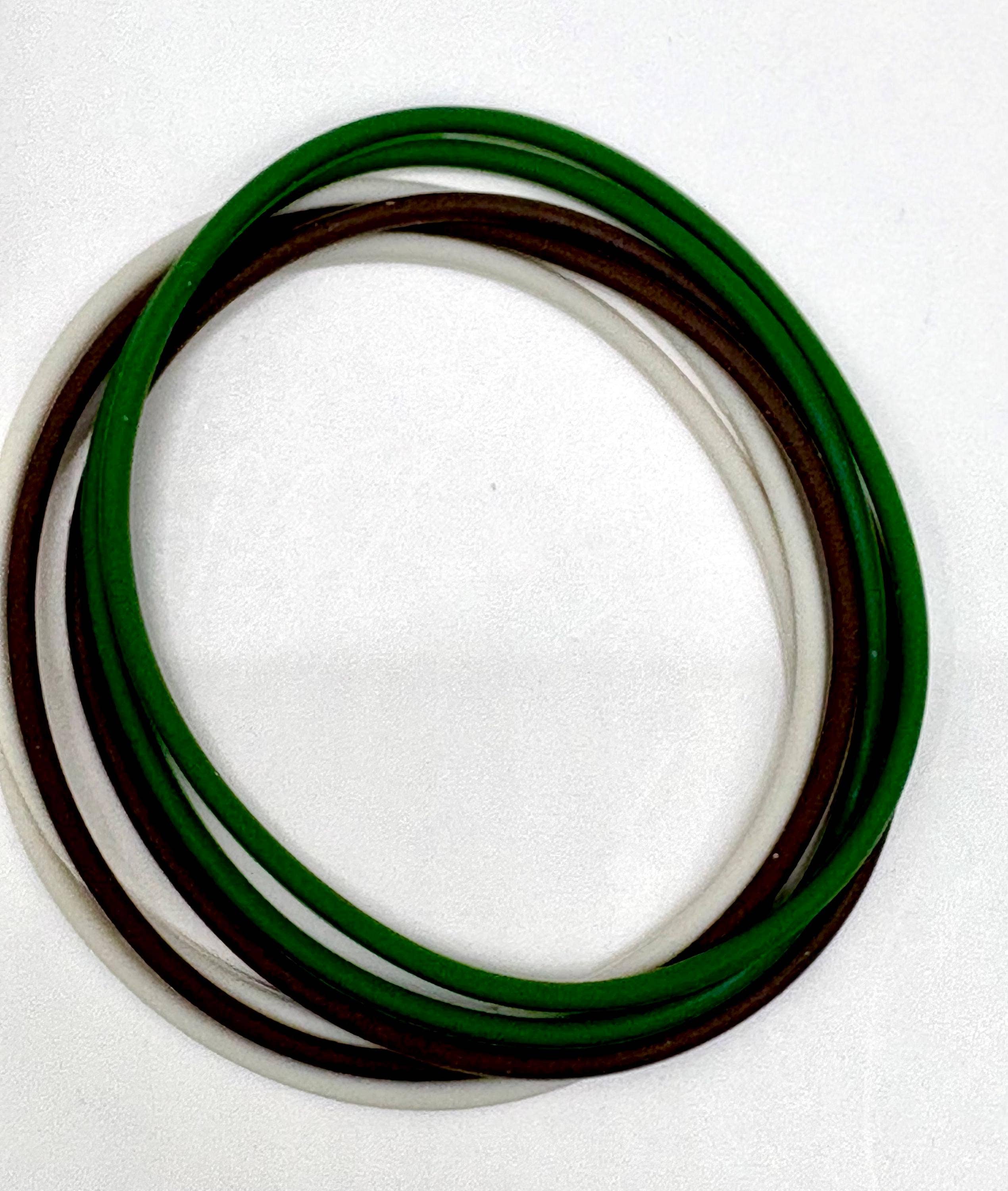 ASAP Craft Supplies - Wholesale Jewelry Set - Women’s  Silicone Jelly  Bracelet - Stackable - set of 6 - size 7.5”2