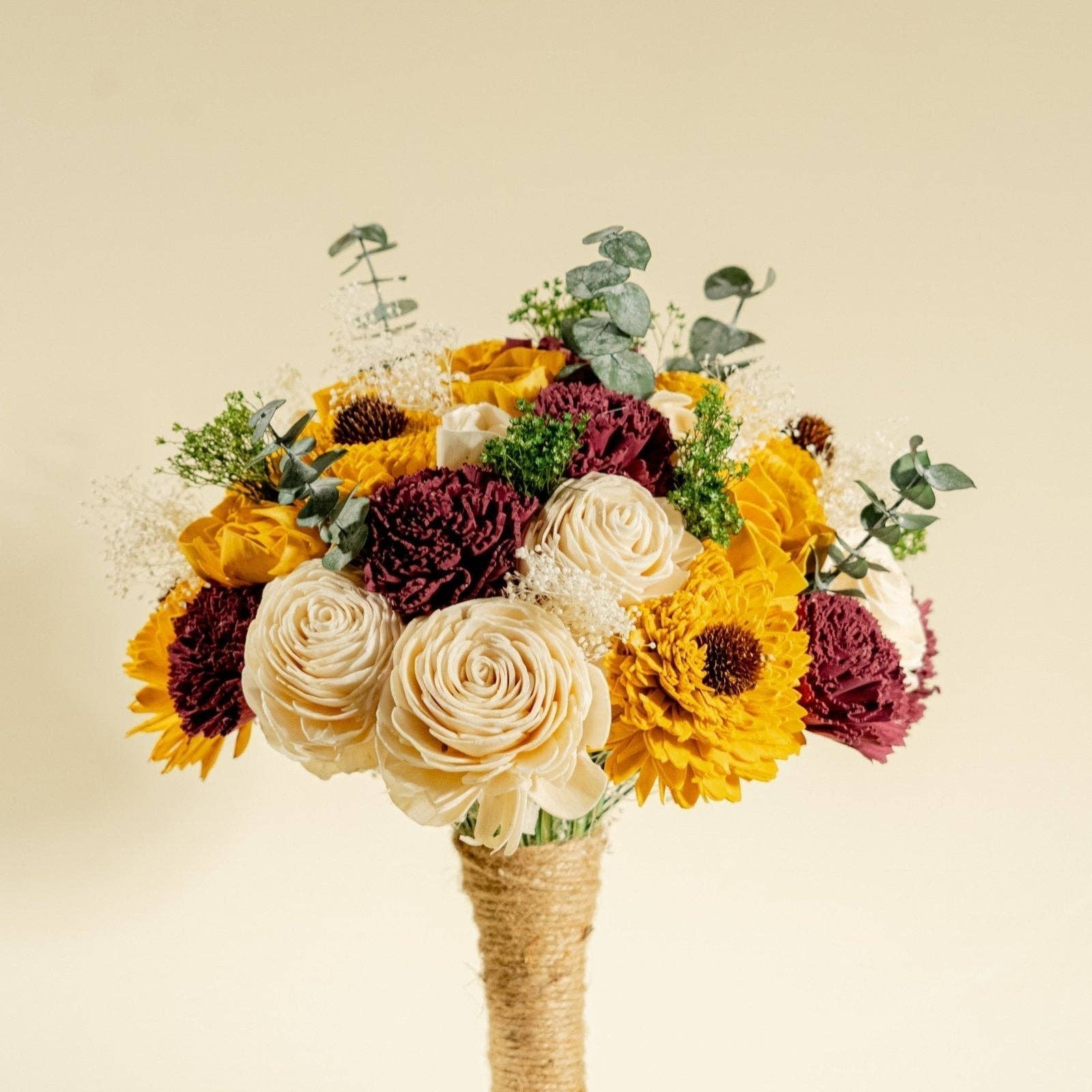 Sola Wood Flowers - Wholesale Artificial Flowers - Tangy Tuscany Finished Bouquet - Large4