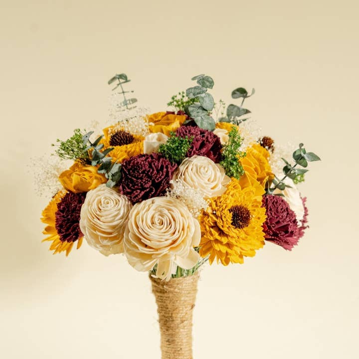 Sola Wood Flowers - Wholesale Artificial Flowers - Tangy Tuscany Finished Bouquet - Large4