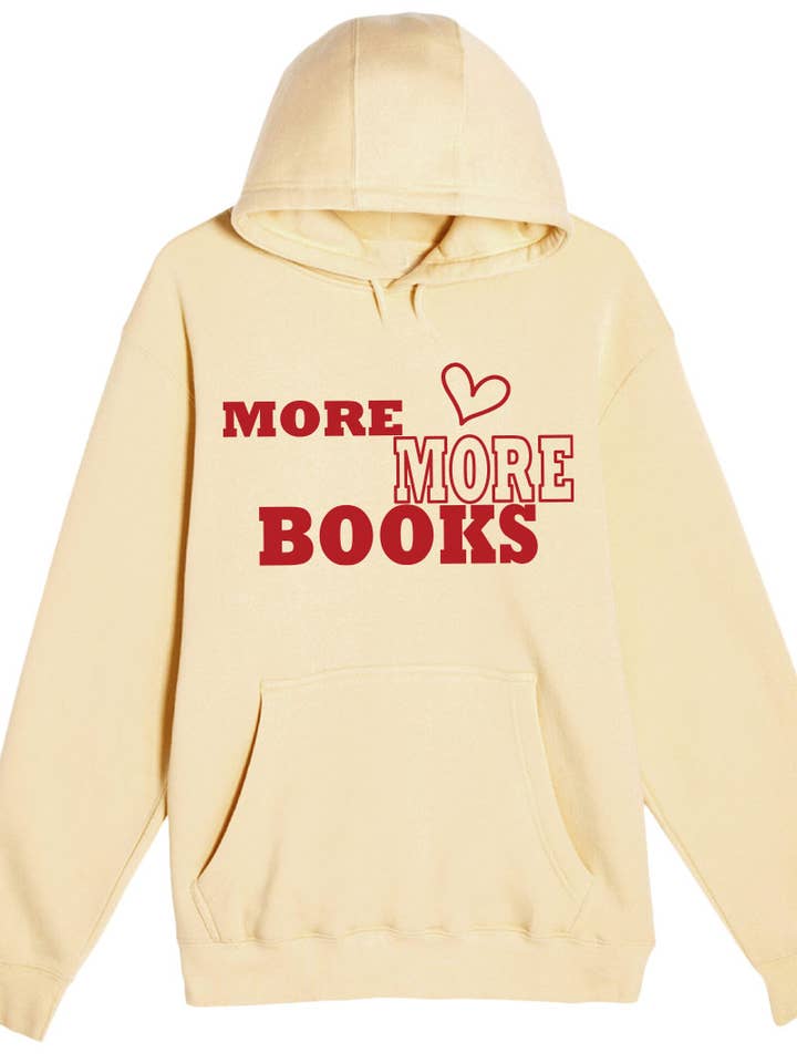 Sweat à capuche graphique M8756-HO MORE BOOKS pour la vente par HARANG