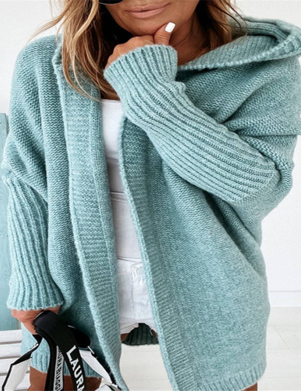 Sweetkama – Großhandel Strickjacke – Damen – Damen-Cardigan in Uni mit offenem Vorderteil SKT50103