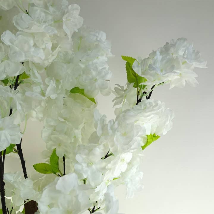 Leaf Design UK LTD - Wholesale Artificial Plant - Artificial Blossom Tree White 150cm 5ft Plant Potted