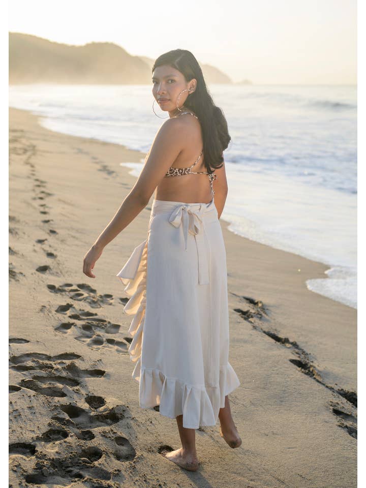 LUZ Collection – Saia - Mulher por atacado – Saia Olanes em 3 Cores - 100% Algodão - Produzida em Oaxaca1