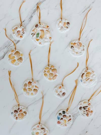 Shell Ornaments for wholesale by Wings Hawaii