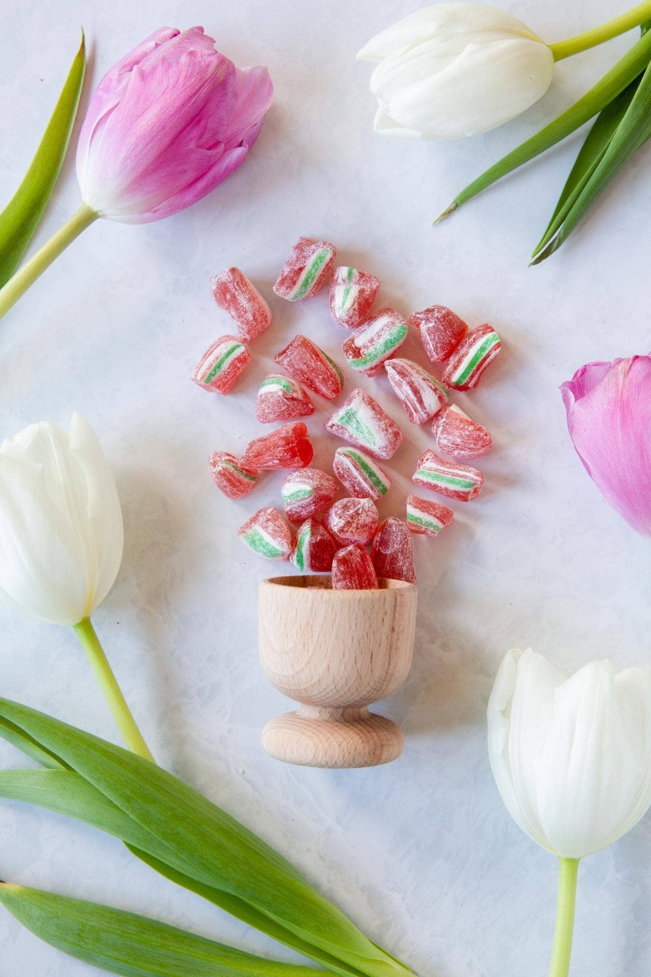 Butterfields Candy - Wholesale Zuigsnoepjes - 2,5 oz Watermelon Buds - Knapperige, sappige snoepjes2