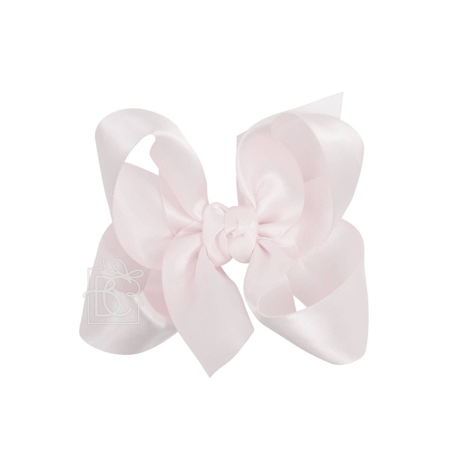 Beyond Creations, LLC - Wholesale Hair Bow - Kids - SATIN BOW ON CLIP252