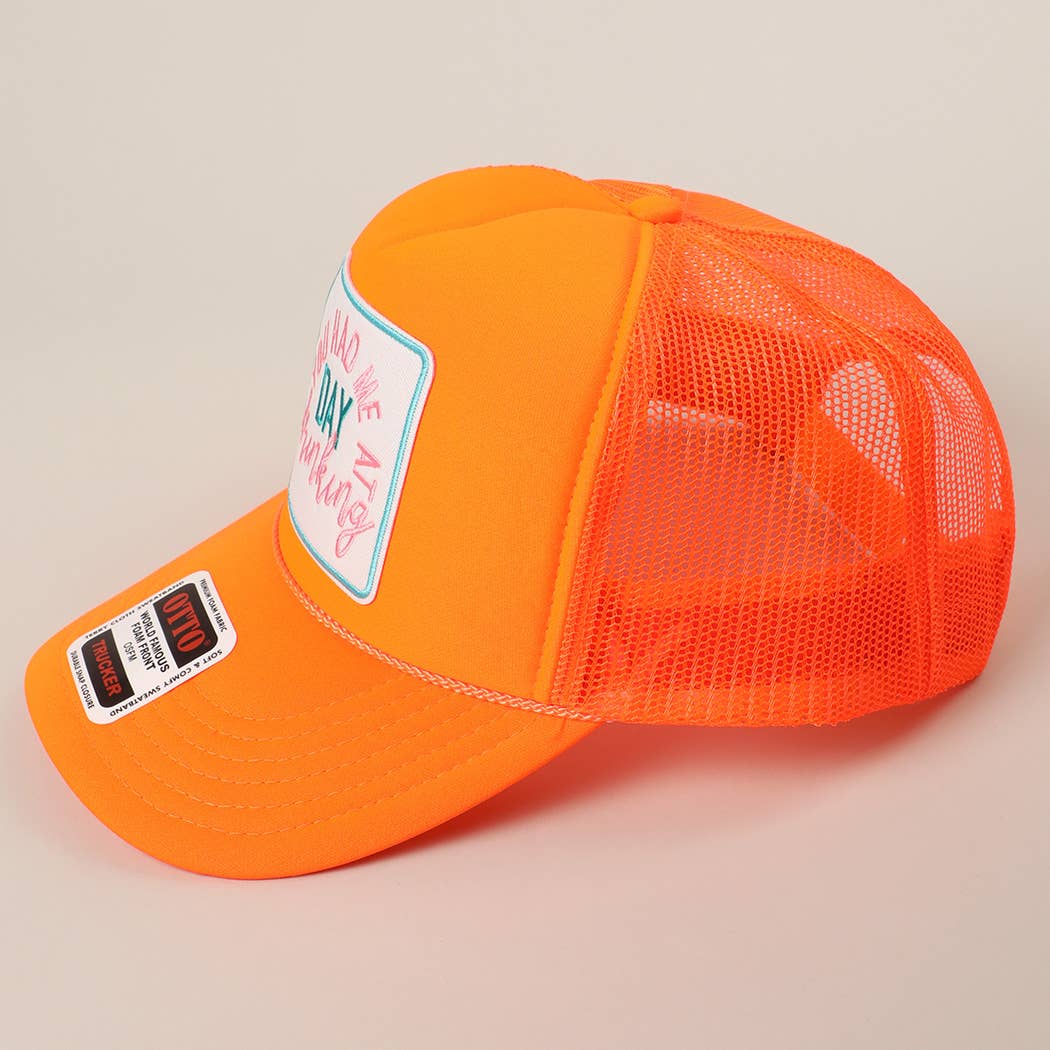 Fashion City - Vente Casquette de camionneur – unisexe - Casquette à filet avec écusson brodé "You Had Me At Day Drinking"12