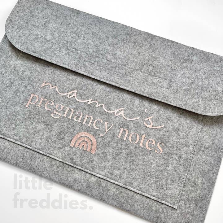 Mama's Pregnancy Notes Folder for wholesale by Little Freddies Clothing