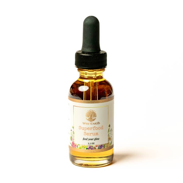 Superfood Facial Antiaging Serum for wholesale by Wise Earth Botanicals