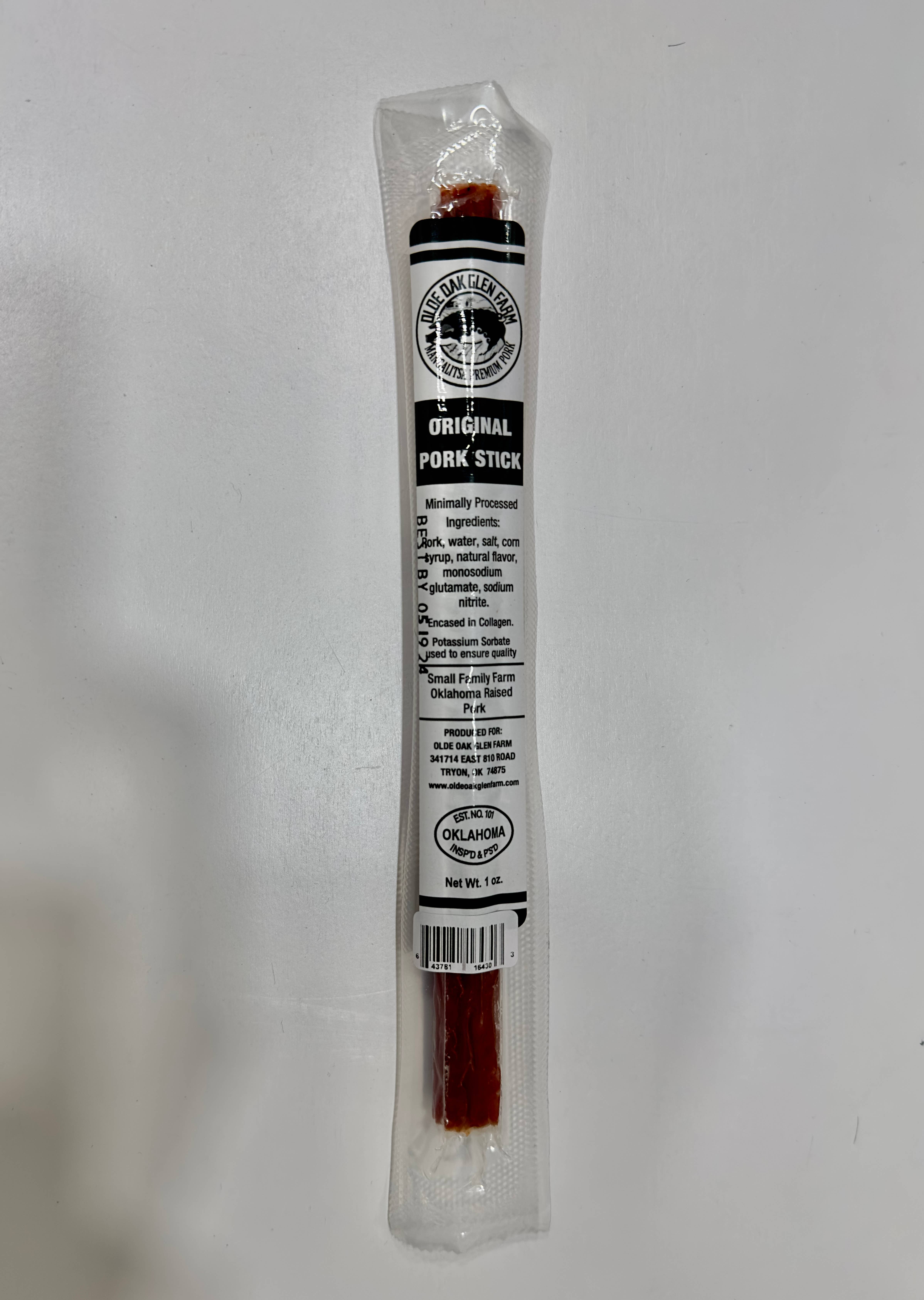 Monkey Salsa and Jams - Vente Viande séchée - Bâtonnets de porc classiques Olde Oak Glen Farm Mangalitsa de qualité supérieure1