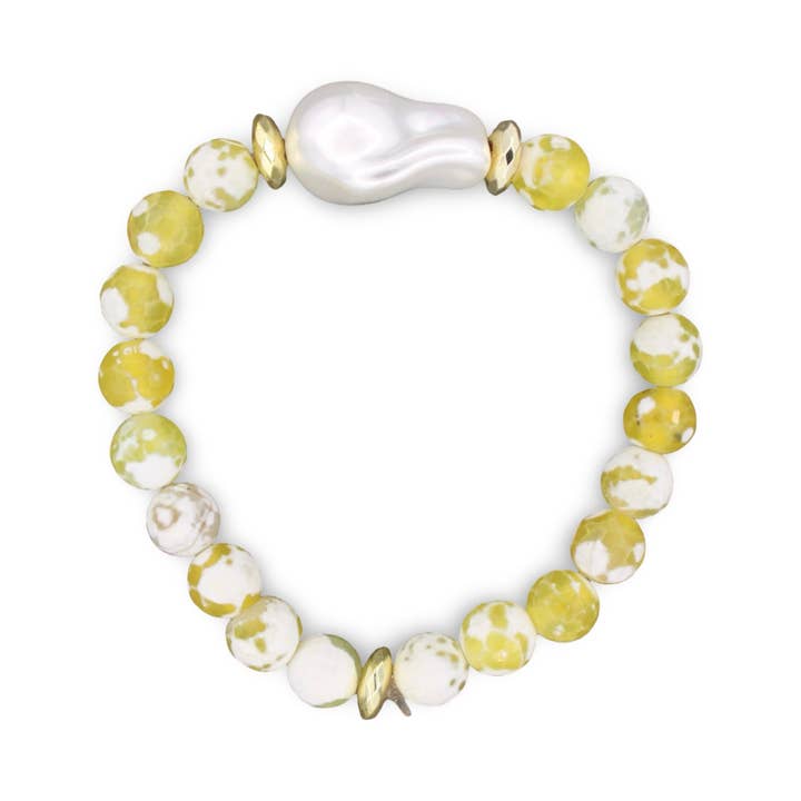 Bracelet Limoncello pour la vente par Traci's Beads