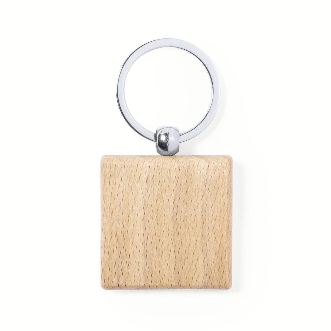 Fustik - Wholesale Keychain - Unisex - Customizable wooden keychain0