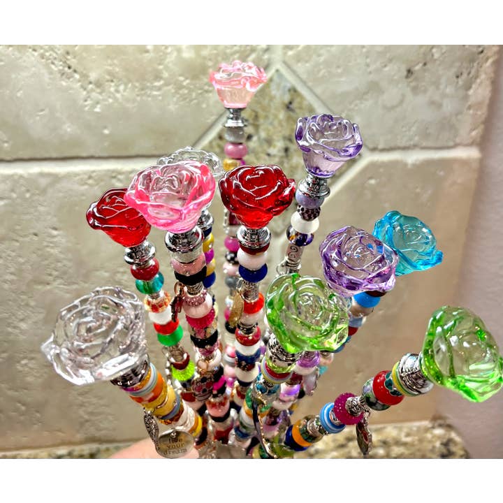 Sea of Bliss Shop - Wholesale Garden/Lawn Stake - Rose Fairy Garden Stakes2