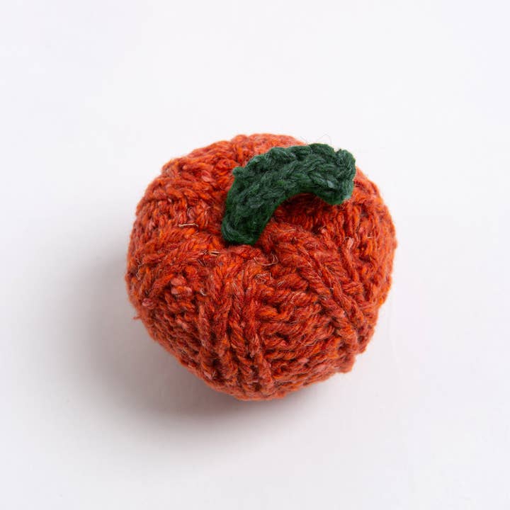 Wool Couture Company - Wholesale Knitting/Crochet Supplies - Mini Knitted Pumpkin Kit Halloween4