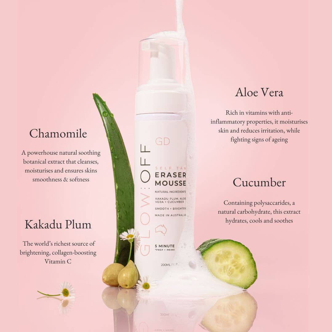 GlowDry Australia - Vendita all'ingrosso Autoabbronzanti - GlowOff - Mousse Cancellante Autoabbronzante6