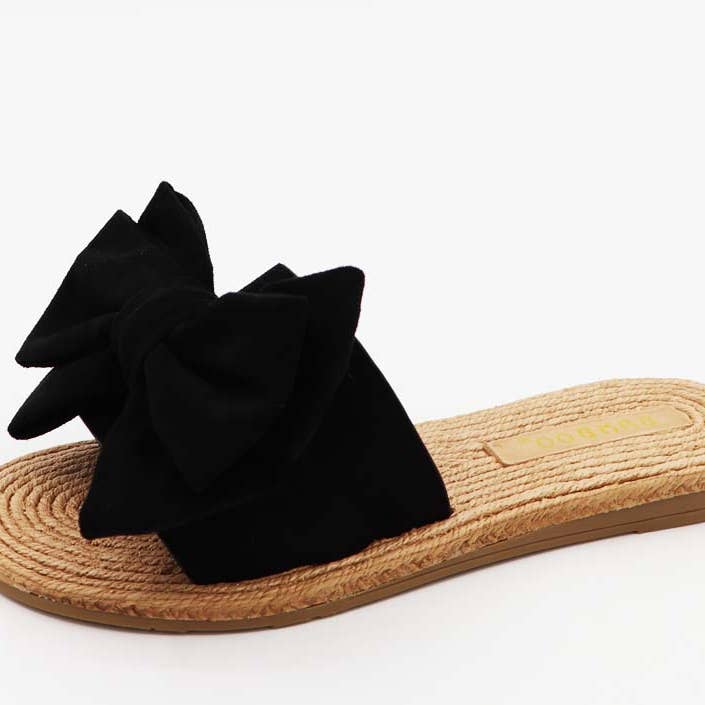 Mars Sky Shoes Wholesale - Wholesale Sandals - Women's - Bamboo ATHENA-24 Women Braided Sole Bow Tie Slipon Sandals-18 Pairs Pack-14.15/Pair1