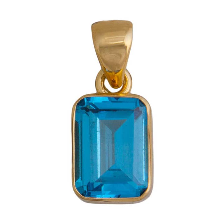 Pendentif topaze bleue Alchemia pour la vente par Charles Albert Inc