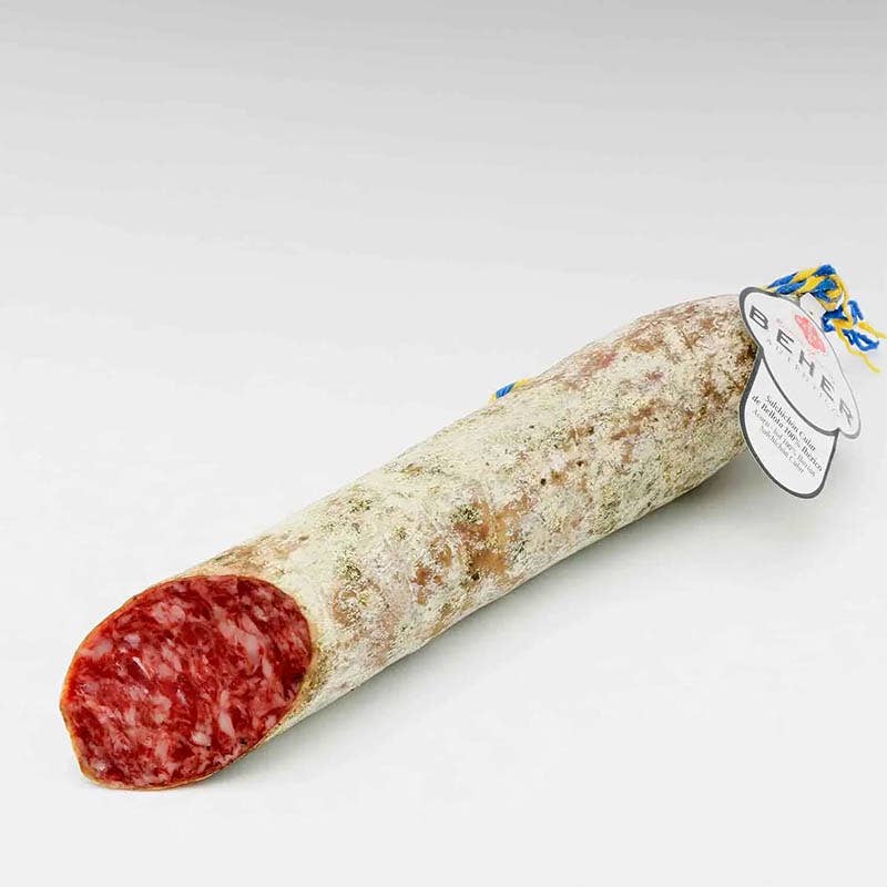 Made in Spain Gourmet - Vente Saucisses - Saucisse 100% ibérique Bellota Oro Pata Negra, Beher1