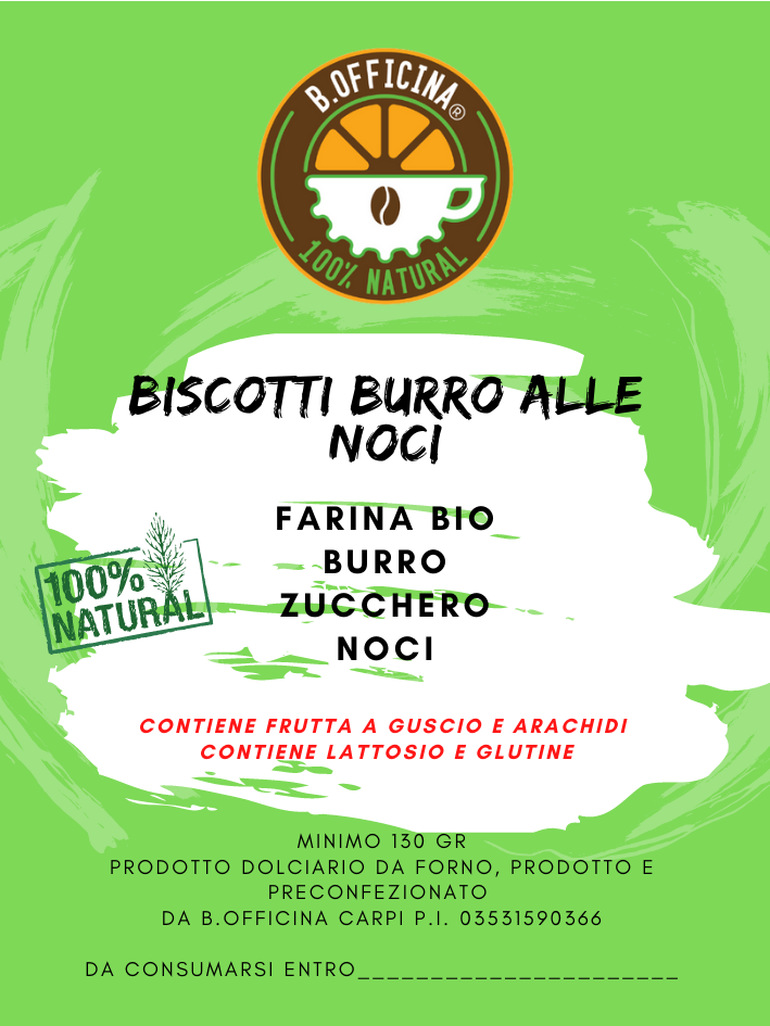 b.officina - Wholesale Cookie - b.Cooked butter and nuts0