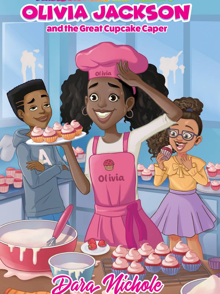 Olivia Jackson et le grand câpre cupcake pour la vente par Madison Miles and Friends