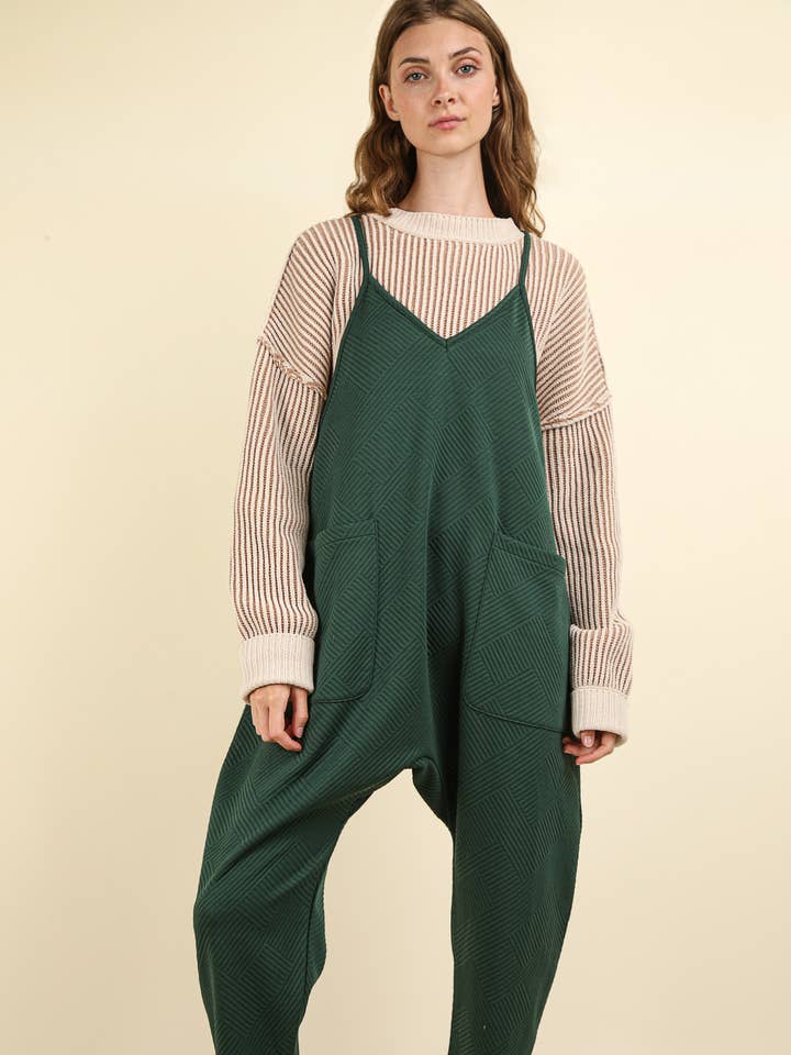 Mono holgado de punto holgado y acolchado de talla grande NP70548X para venta al por mayor de VERY J