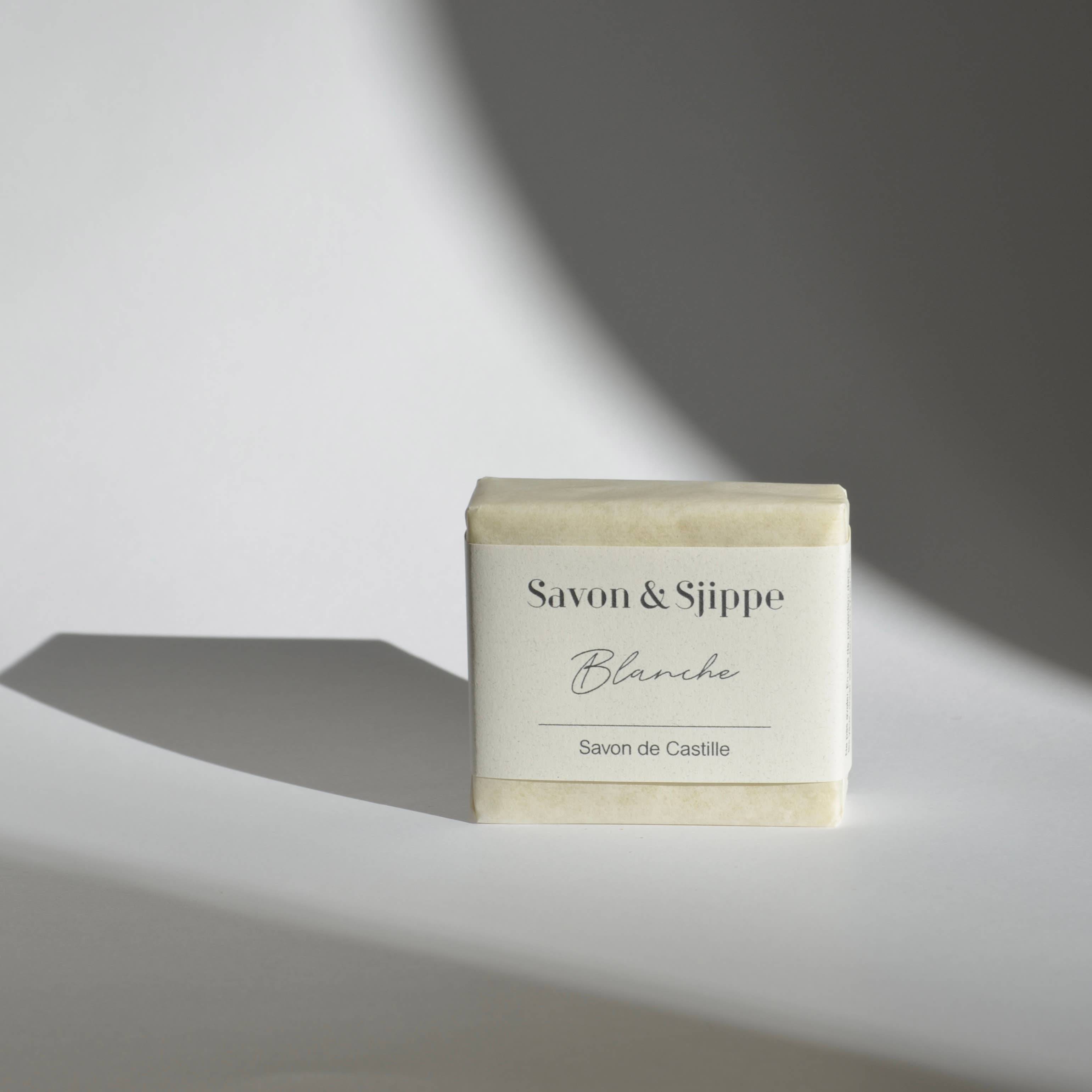 Savon & Sjippe - Vendita all'ingrosso Saponette - Blanche - Sapone 100% olio d'oliva senza profumo1