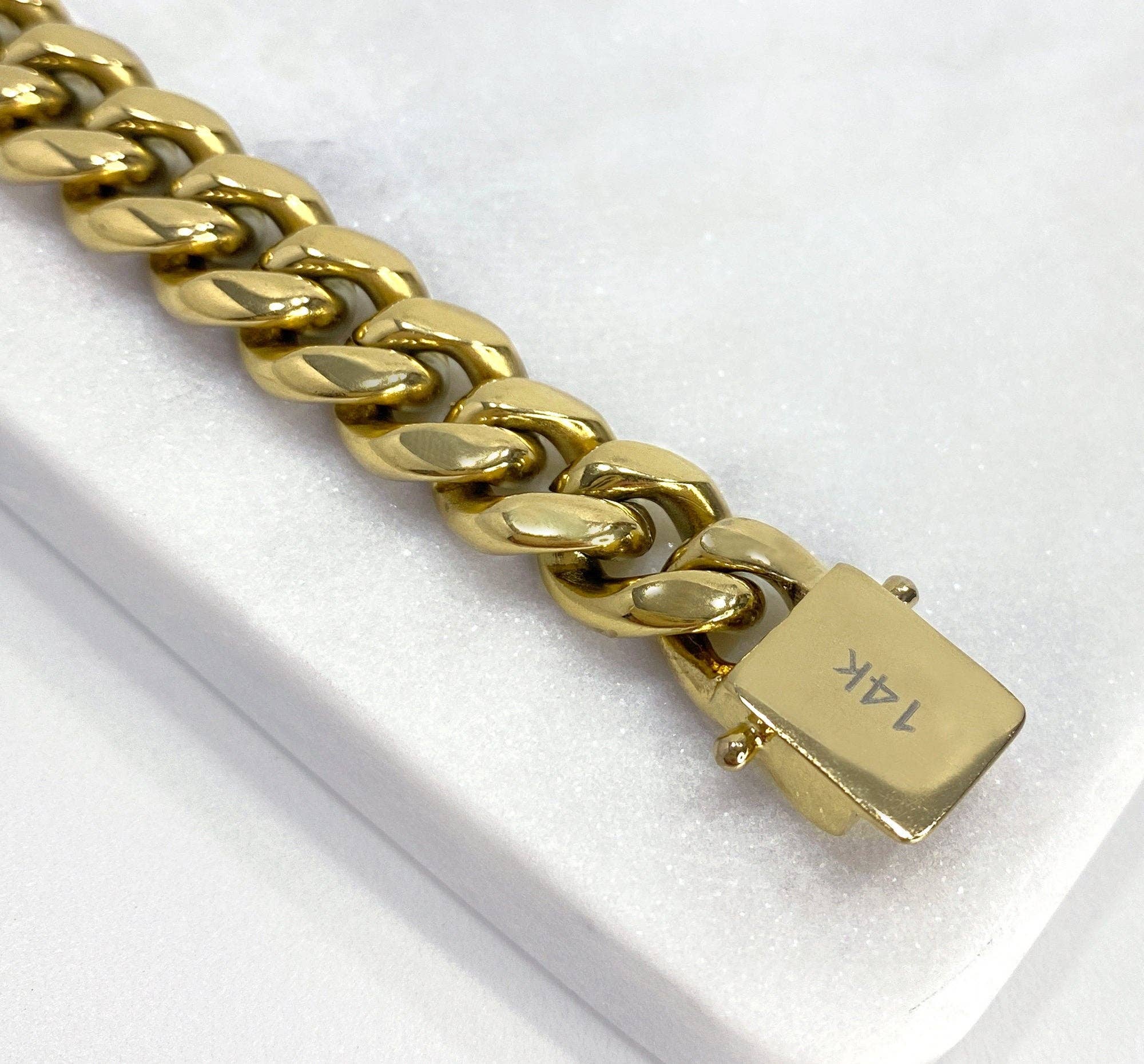 12mm Golden Purse Chain Purse Strap Korea Style Curb Chain 