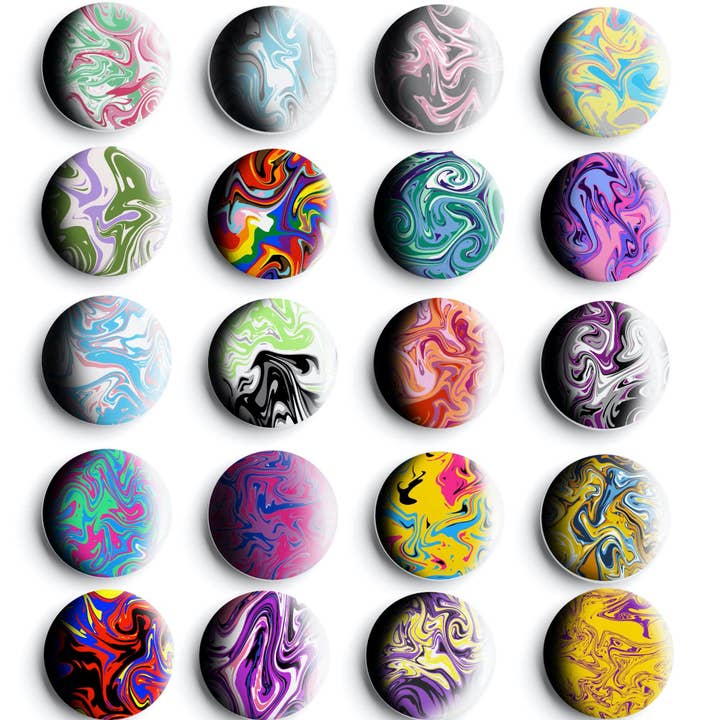 Discreet Pride Buttons for wholesale by Kaila Design Shop