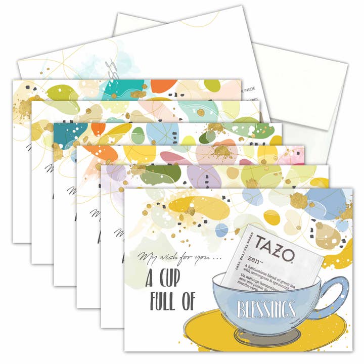 COLLECTION DE CARTES DE VŒUX AVEC DE VRAIS SACHETS DE THÉ - My wish pour la vente par The Creative Idea Shop