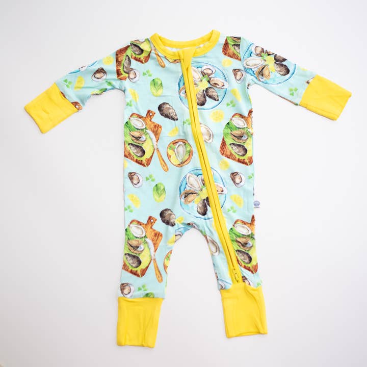 Bambus Baby Pyjamas i østers for engroshandel hos Coasty