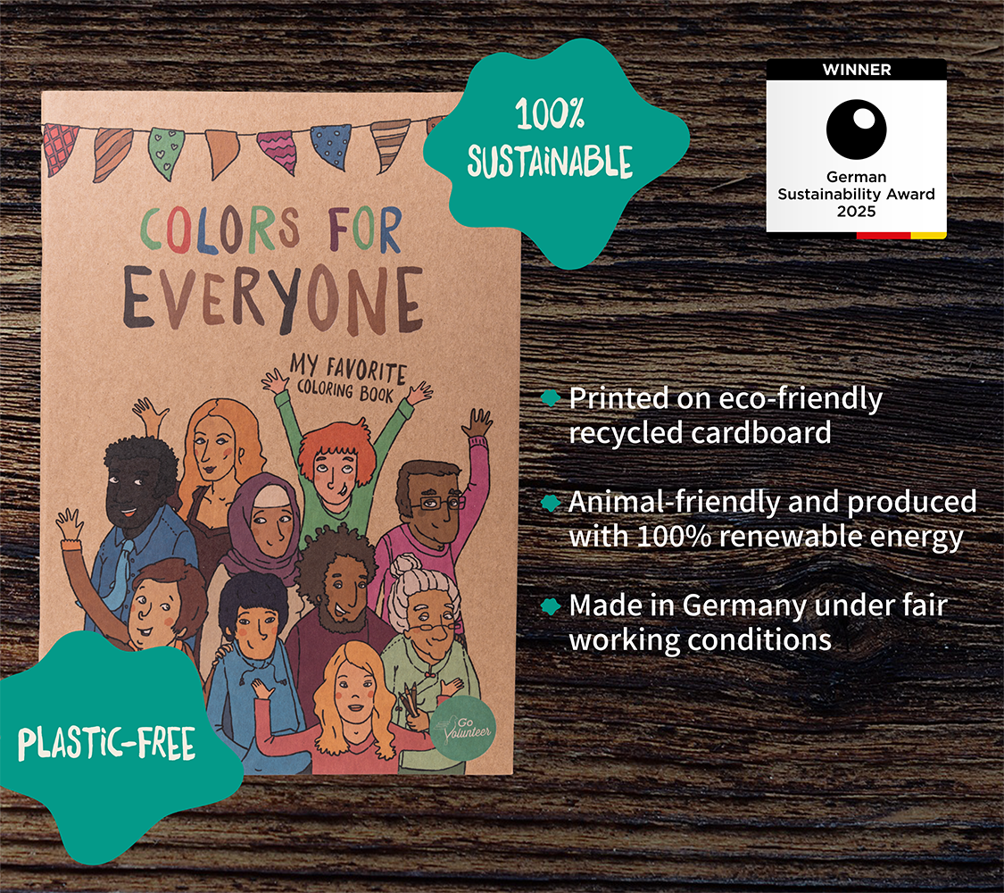 Hautfarben - Wholesale Coloring & Activity Book - Kids & Baby - "Colors for Everyone" coloring book9