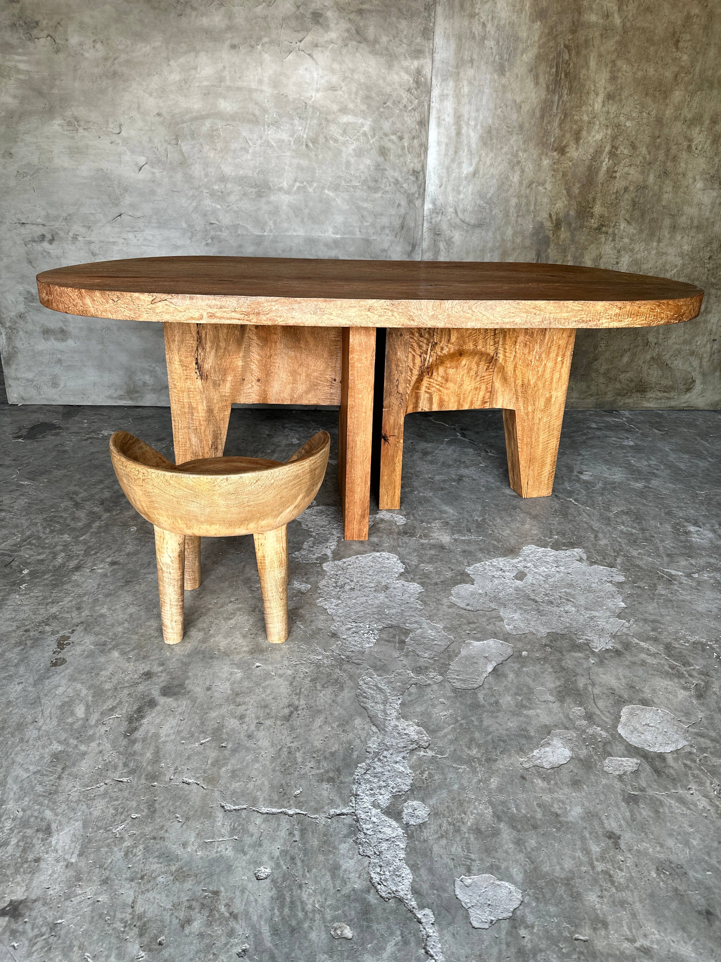 Office Objets - Wholesale Coffee Table - Massive mango wood table 2m10x1m23