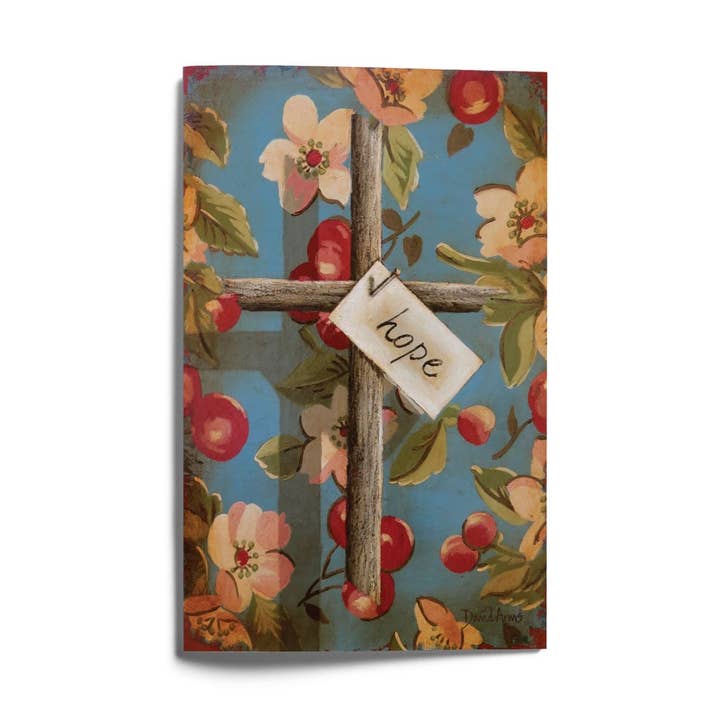 David Arms - Wholesale Notebook - “Cross” (floral) Softcover Notebook