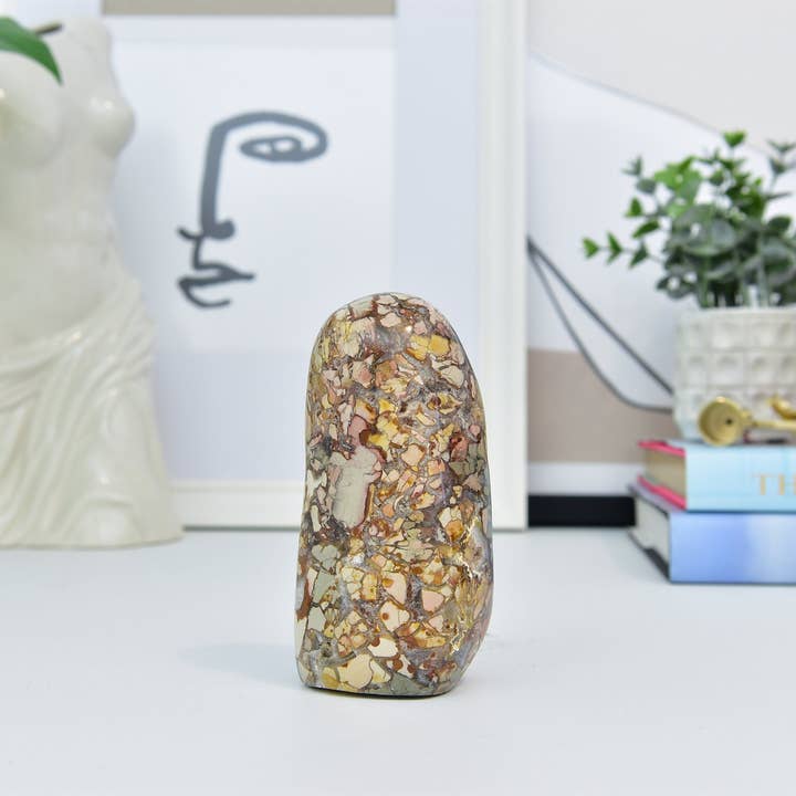 Yellow Tree Company - Wholesale Spiritual Stone/Crystal - Ibis Jasper Freeform | Madagascan Brecciated Jasper FreeForm