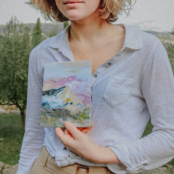 Provence Mountain Art Notecards (Set van 5) voor wholesale door Avery Ches Fine Art & Studio