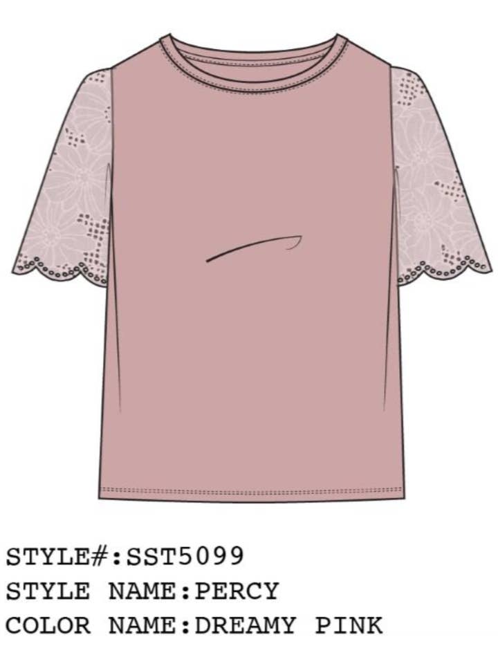 Beach Lunch Lounge - Wholesale T-Shirt - Women's - PERCY - SST5099