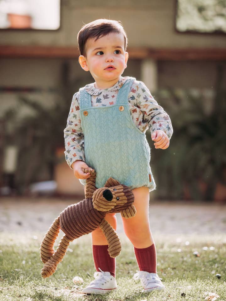 Peto de bebé turquesa Cocote & Charanga por atacado de Charanga