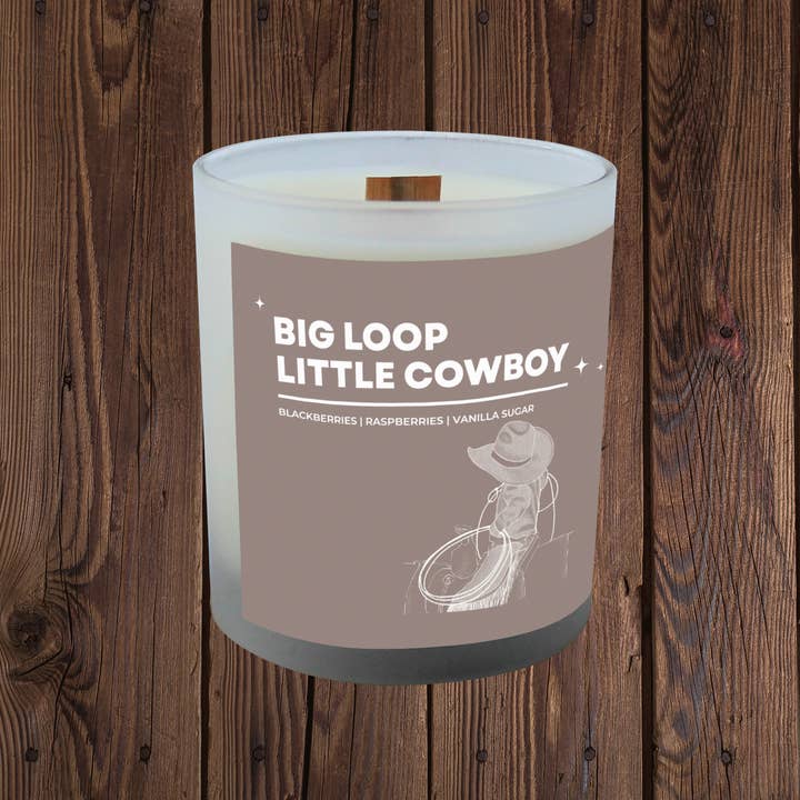 Western Hive - Venta al por mayor Velas de diseño llamativo - Gran Bucle Pequeño Vaquero