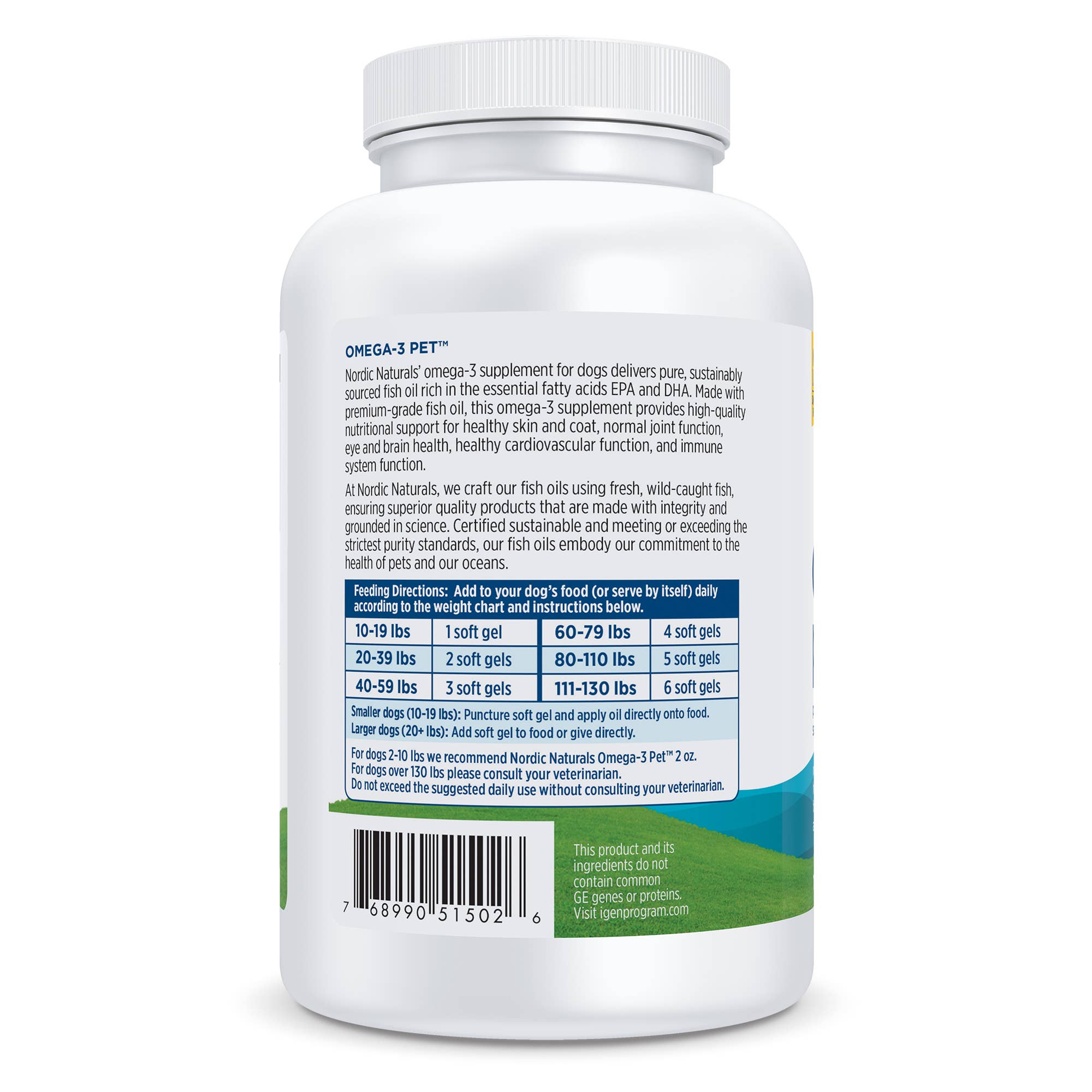 Nordic Naturals - Wholesale Pet Supplement - Dog - Omega-3 Pet Soft Gels Supplement - Unflavored • 180 Ct1