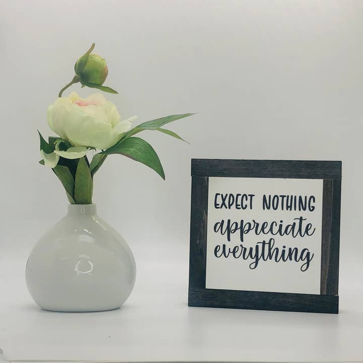 Forvent intet, værdsætter alt for engroshandel hos Bog Road Designs